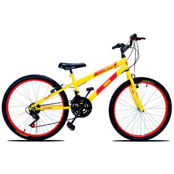 Bicicleta Infantil Forss Spike Aro 24 18 Marchas Menor preço em Bicicleta Infantil Forss Spike Aro 24 18 Marchas