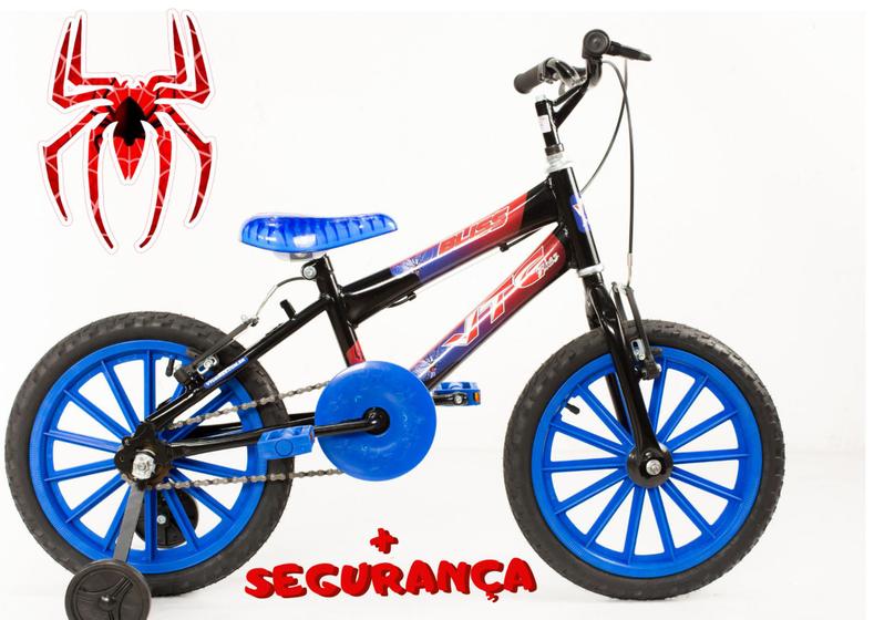 Imagem de bicicleta infantil masculina aro 16 homem aranha