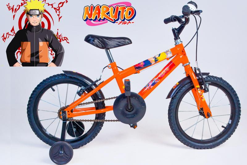 Imagem de Bicicleta Infantil Masculina Aro 16 - Laranja - Personagem