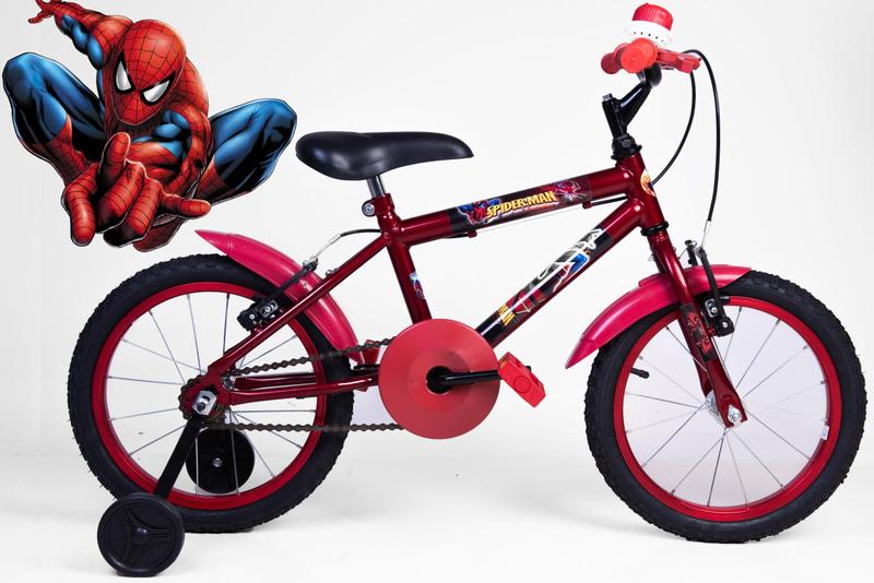 Bicicleta Infantil Masculina Aro 16 - Vermelha - Personagem Menor preço em Bicicleta Infantil Masculina Aro 16 - Vermelha - Personagem