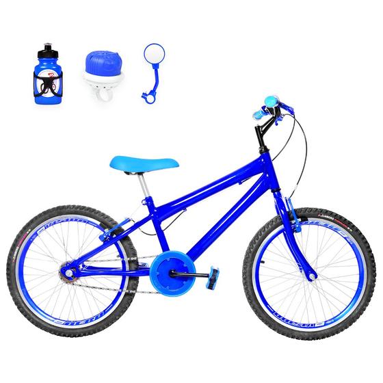 Imagem de Bicicleta Infantil Masculina Aro 20 Aero + Kit Passeio