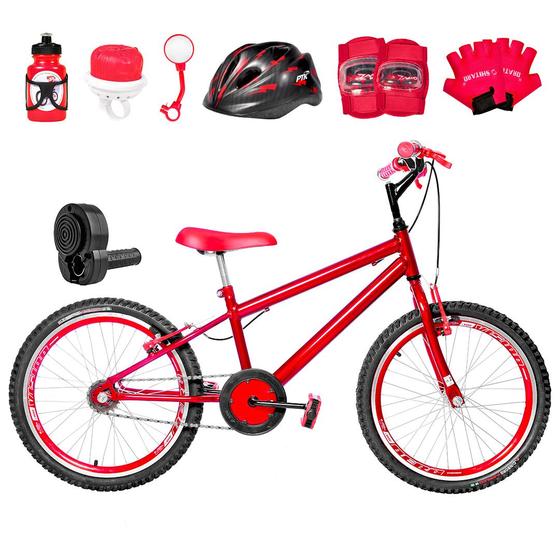 Imagem de Bicicleta Infantil Masculina Aro 20 Aero + Kit Premium