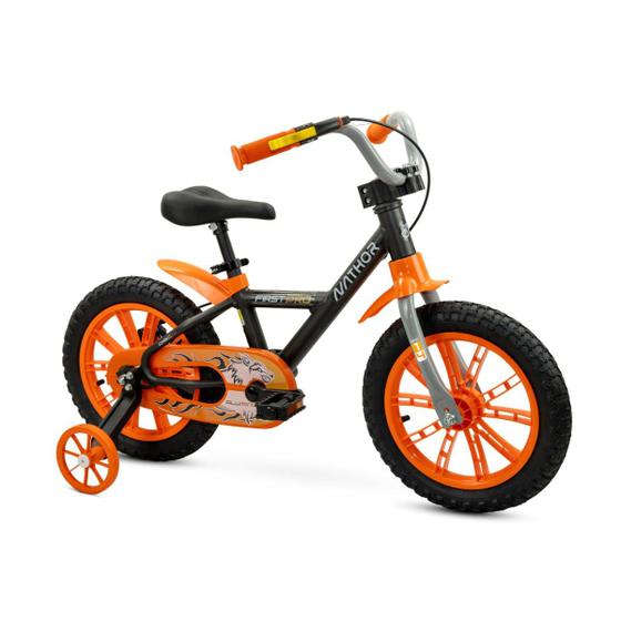 Imagem de Bicicleta Infantil Menina Menino Nathor 4 A 6 Anos Aro 14 First Pro