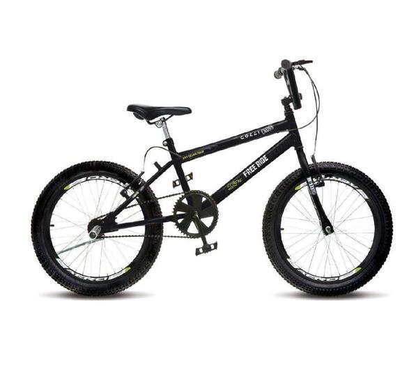 Imagem de Bicicleta Infantil Menino Masculina Aro 20 Colli Cross Extreme - Preto Fosco - Colli Bike