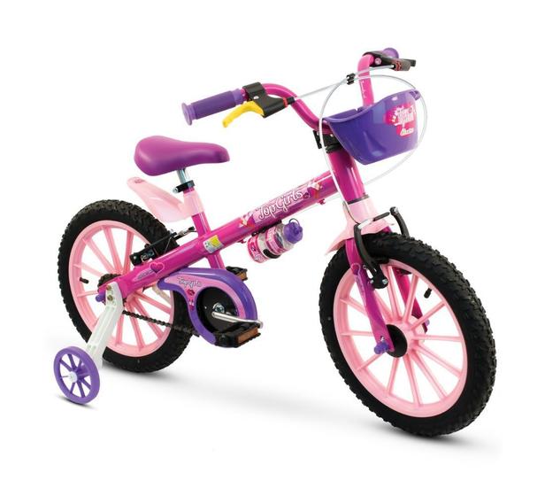 Bicicleta Infantil Nathor Aro 16 Menina Top Girls 5 A 8 Anos Menor preço em Bicicleta Infantil Nathor Aro 16 Menina Top Girls 5 A 8 Anos