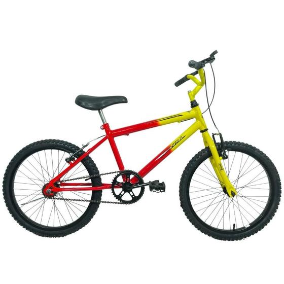 Imagem de Bicicleta Infantil Passeio Aro 20 Masculina Amarelo/Laranja