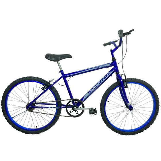 Imagem de Bicicleta Infantil Passeio Aro 24 Mtb Masculina Azul