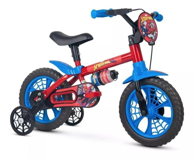 Imagem de Bicicleta Infantil Spider-Man Homem Aranha Nathor aro 12