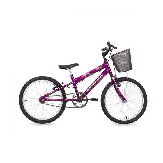 Imagem de Bicicleta Kiss Aro 20 Monovelocidade com Cesta Free Action