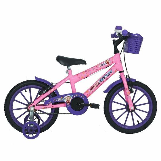 Imagem de Bicicleta Kiss com Cesta Aro 16 Free Action