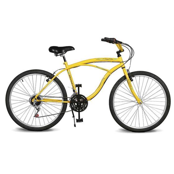 Bicicleta Kyklos Pontal 6.4 Aro 26 Rígida 21 Marchas - Amarelo