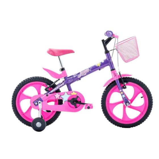 Imagem de Bicicleta Lumi Aro 16 Com Cesta - Roxo