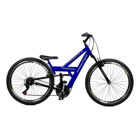 Bicicleta Master Bike Kanguru Aro 26 Susp. Dianteira 21 Marchas - Azul