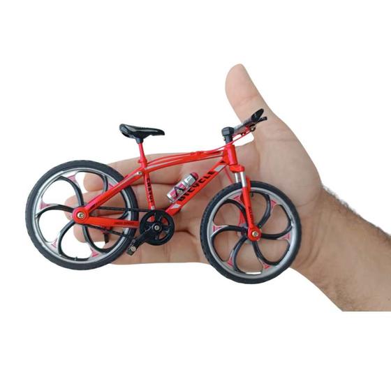 Imagem de Bicicleta Miniatura Mountain Bike Speed Em Metal Ciclismo