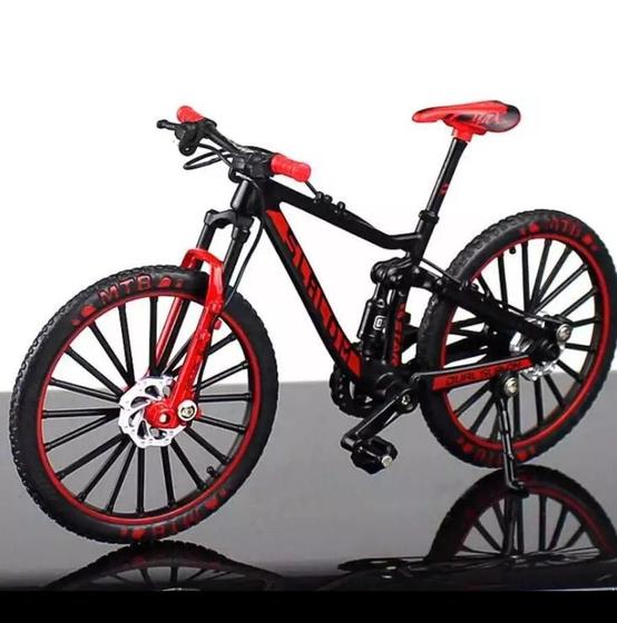 Imagem de Bicicleta Miniatura Slalom Red Escala 1:10 Bike Decoração