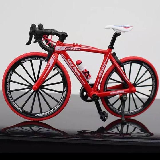 Imagem de Bicicleta Miniatura Sport Red Escala 1:10 Bike Decoração