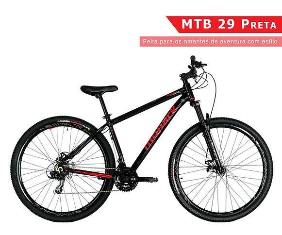 Imagem de Bicicleta monark mtb c/suspensão aro 29 preta