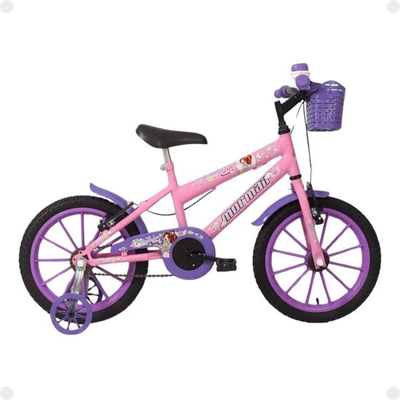 Bicicleta Mormaii Sweet Girl Aro 16 Rígida 1 Marcha - Rosa