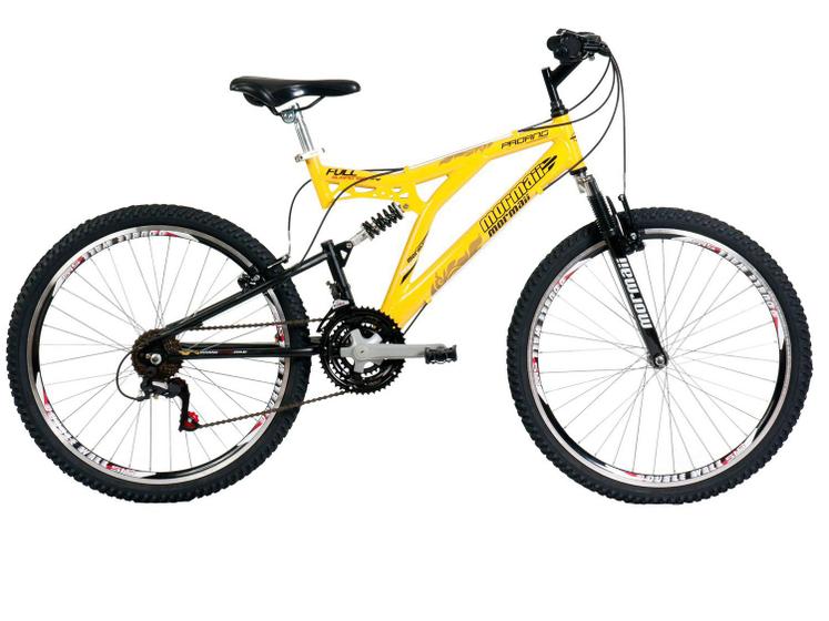 Imagem de Bicicleta Mormaii Padang Full Suspension Aro 26