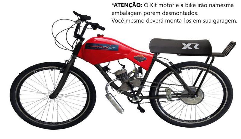 Imagem de Bicicleta Motorizada Carenada Banco XR (kit & bike Desmont)