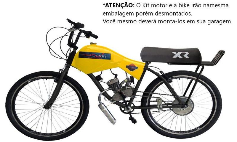 Imagem de Bicicleta Motorizada Carenada Banco XR (kit & bike Desmont)