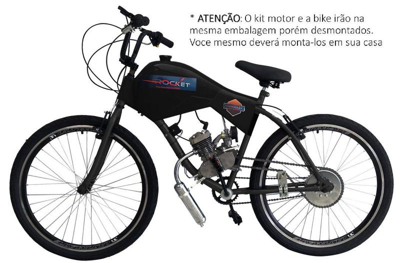 Imagem de Bicicleta Motorizada Carenada (kit & bike Desmont)
