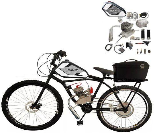 Imagem de Bicicleta Motorizada Tanque 5 Litros Cargo (kit & bike Desmontada)