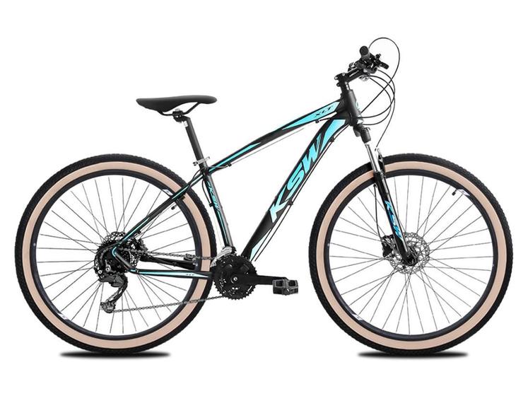 Bicicleta Mountain Bike Aro 29 KSW XLT 21 Marcha Freio Disco Menor preço em Bicicleta Mountain Bike Aro 29 KSW XLT 21 Marcha Freio Disco