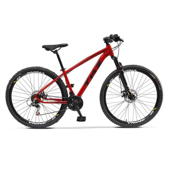 Imagem de Bicicleta Mountain Bike Aro 29 TKZ Torii Aluminum 24v Freio a Disco Mecânico Suspensão Ahead Set