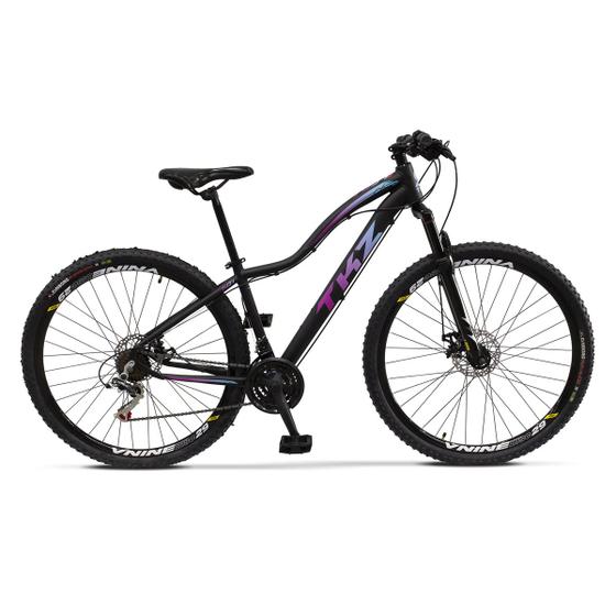 Imagem de Bicicleta Mountain Bike Tkz Fuji Aro 29 Cambios Shimano com 21 Velocidades Freio a Disco.