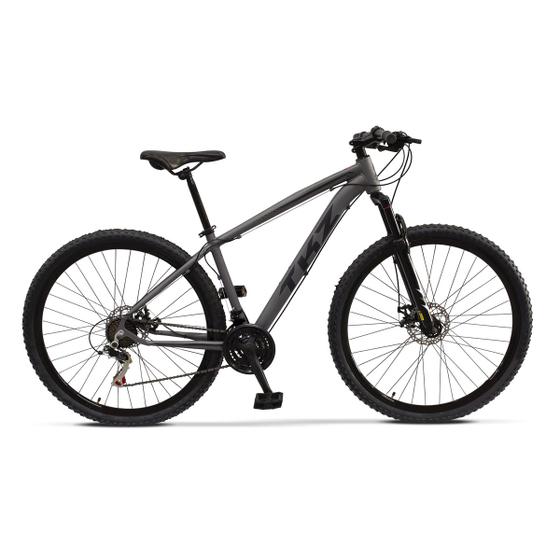 Imagem de Bicicleta Mountain Bike TKZ Fuji Aro 29 em Alumínio 21 Velocidades Freio a Disco Suspensão Mecânica