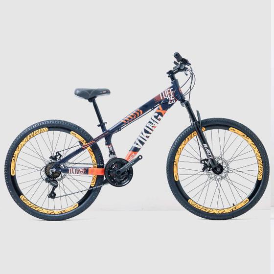 Imagem de Bicicleta mtb aro 26 viking x tuff 25 v1 dirt freeride 2023