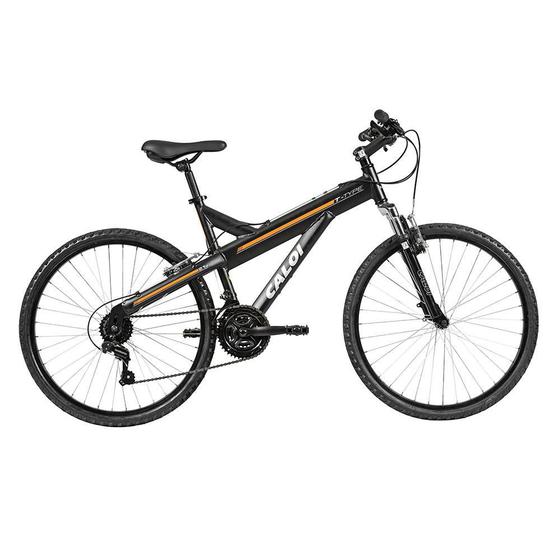 Imagem de Bicicleta MTB Caloi T-Type Aro 26 - Susp Diant - 21 Vel - Preto Fosco