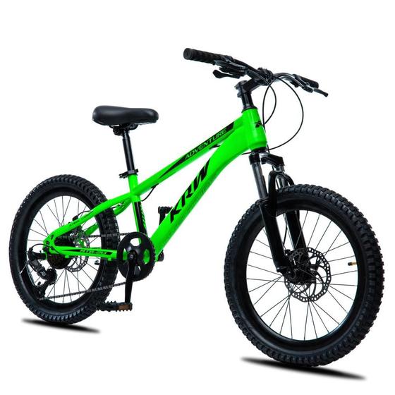 Bicicleta MTB KRW Aro 20 com câmbio 7 velocidades L20