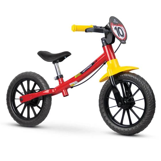 Bicicleta Nathor Balance Bike Fast Vermelha Menor preço em Bicicleta Nathor Balance Bike Fast Vermelha