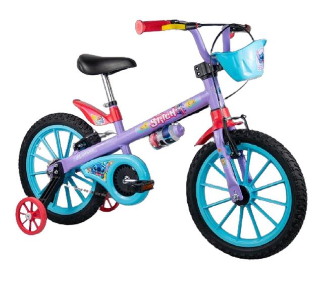 Imagem de Bicicleta Nathor Stitch - Aro 16 - a Partir de 5 Anos