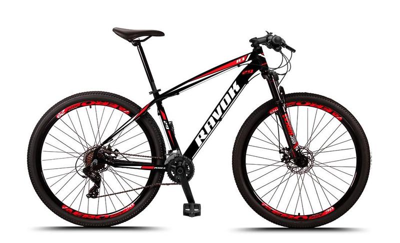 Bicicleta para Trilha Aro 29, 24 Velocidades T. Shimano TX800 Hidr. K7 ...