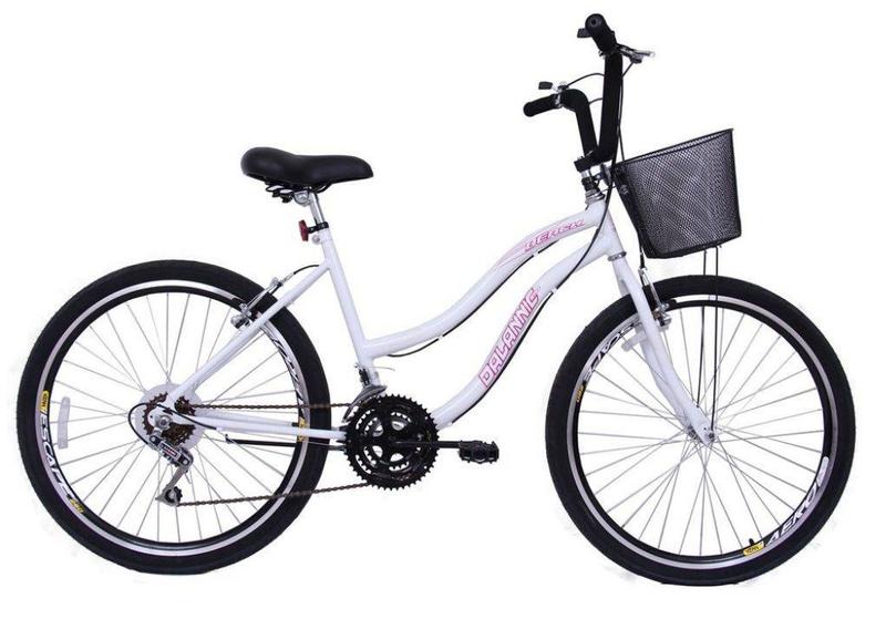 Bicicleta Passeio Feminina Aro 26 Confortavel 18 Marchas - Dalannio ...