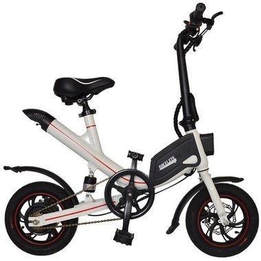 Bicicleta Patinete Elétrica E-Bike Branca 350w C/ Pedal 30km Menor preço em Bicicleta Patinete Elétrica E-Bike Branca 350w C/ Pedal 30km