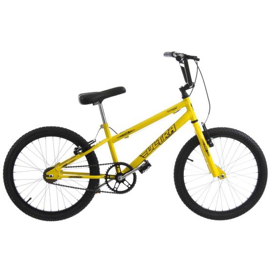 Bicicleta Ultra Bikes Pro Tork Rebaixada Aro 20 Rígida 1 Marcha - Amarelo