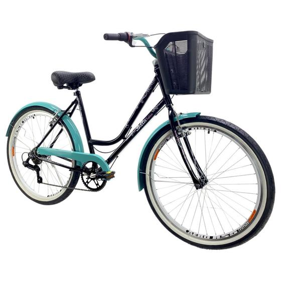 Menor preço em Bicicleta Retrô Vintage Aro 26 Marcha 7v Shimano - Preto/Verde -  ROUTE BIKE