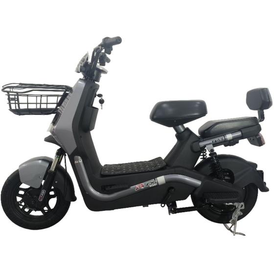 Bicicleta Scooter Elétrica Autopropelida 600W Eko-7 Duos Cinza Menor preço em Bicicleta Scooter Elétrica Autopropelida 600W Eko-7 Duos Cinza