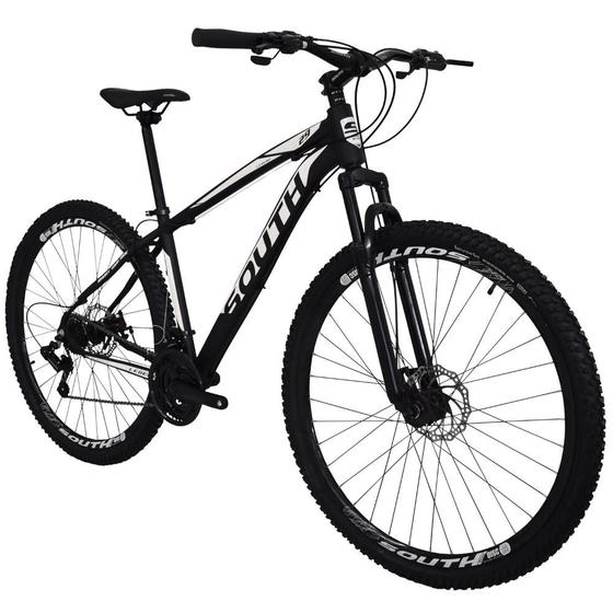 Bicicleta South Legend - 24 Marchas - Aro 29 - Câmbio Shimano - Freios á disco Menor preço em Bicicleta South Legend - 24 Marchas - Aro 29 - Câmbio Shimano - Freios á disco