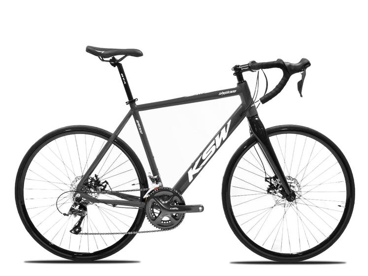 Bicicleta Speed Road Aro 700 KSW Grupo Shimano Claris 2x8V Menor preço em Bicicleta Speed Road Aro 700 KSW Grupo Shimano Claris 2x8V