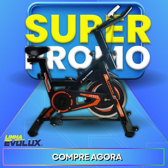 Bicicleta Spinning Ergométrica 13 Kg Preta e Amarela Roda de Inercia até 130kg Mecânica Desempenho e Estilo para Seus Treinos Potência em Movimento Menor preço em Bicicleta Spinning Ergométrica 13 Kg Preta e Amarela Roda de Inercia até 130kg Mecânica Desempenho e Estilo para Seus Treinos Potência em Movimento