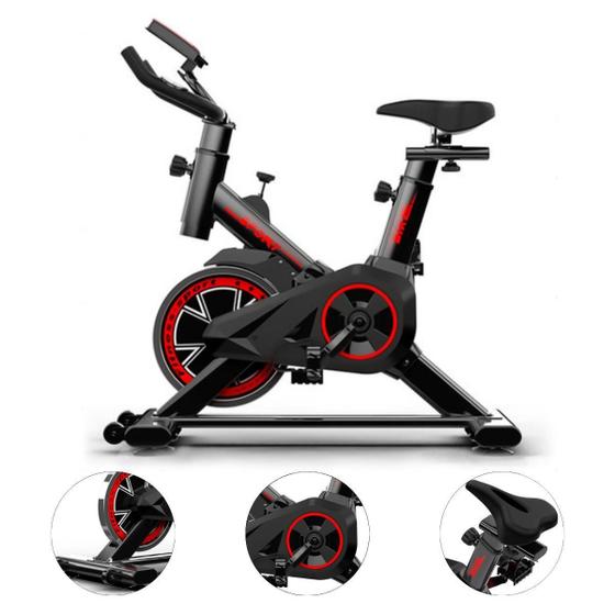 Imagem de Bicicleta Spinning Ergométrica Semi Profissional Sport Preto