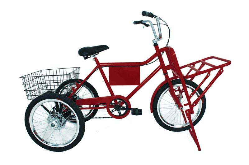 Imagem de Bicicleta Triciclo de Carga Com Marchas e Freios A Disco