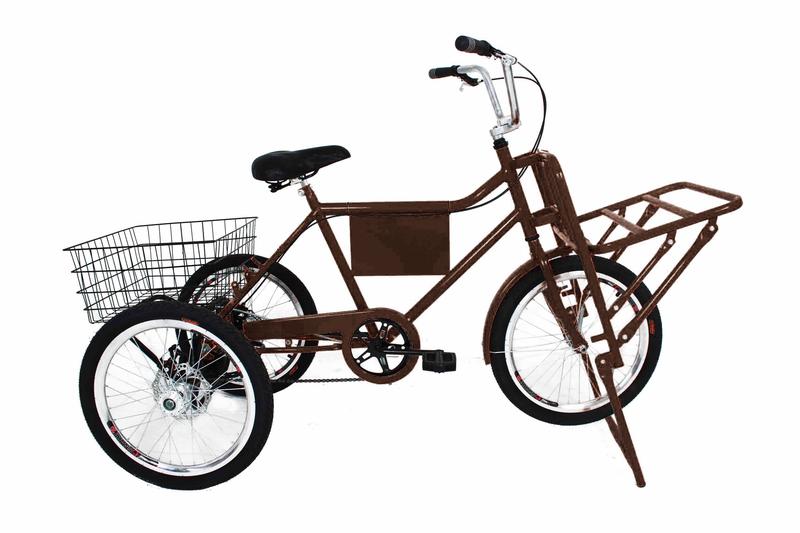 Bicicleta Triciclo de Carga Com Marchas e Freios A Disco Menor preço em Bicicleta Triciclo de Carga Com Marchas e Freios A Disco