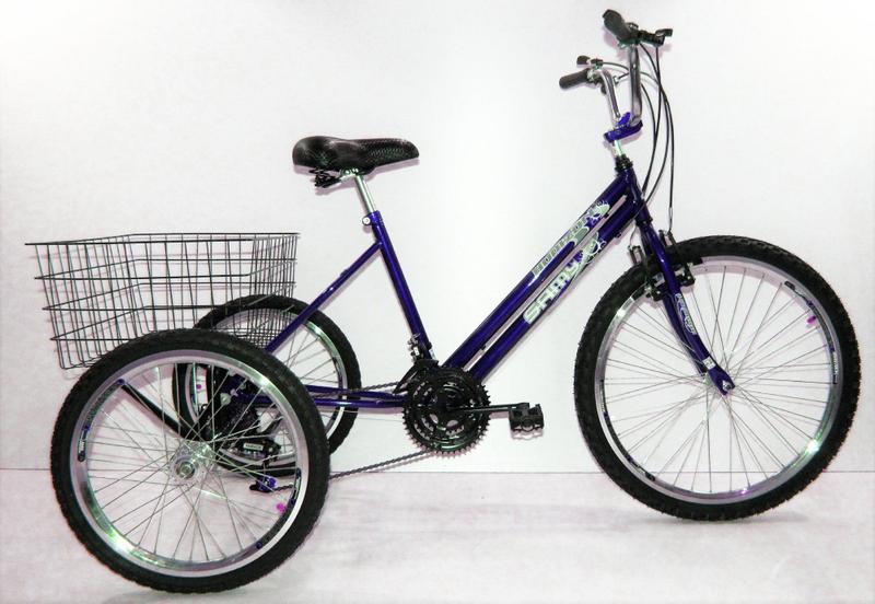 Bicicleta Triciclo Luxo Aro 26 Completo 21 Marchas Rebaixado Menor preço em Bicicleta Triciclo Luxo Aro 26 Completo 21 Marchas Rebaixado