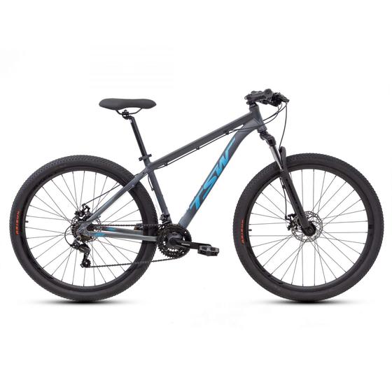 Bicicleta Tsw Ride T19 Aro 29 Susp. Dianteira 21 Marchas - Azul/cinza